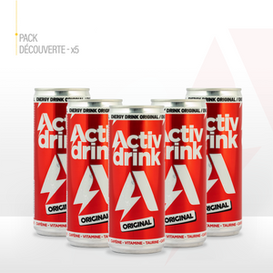 ACTIVDRINK Original - pack de 5 canettes