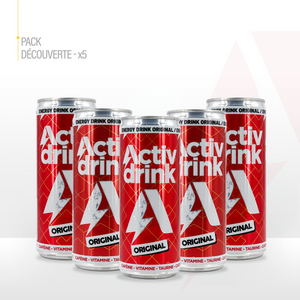 ACTIVDRINK Original - pack de 5 canettes