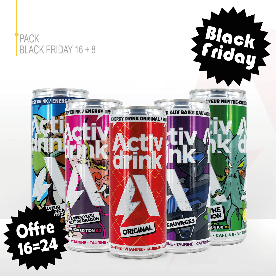 Offre spéciale Black Friday ! 16 + 8 offertes !